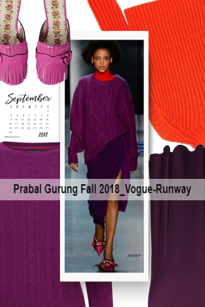 Prabal Gurung Fall 2018_Vogue-Runway- Modna kombinacija