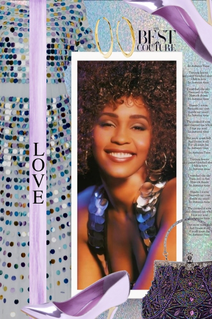 Whitney Houston Style- Combinazione di moda