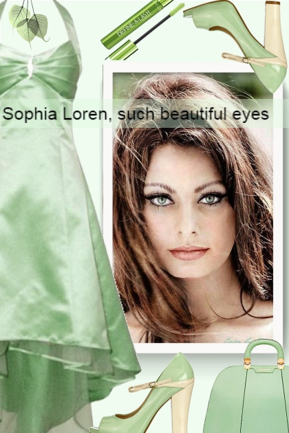 Sophia Loren, such beautiful eyes- Modekombination