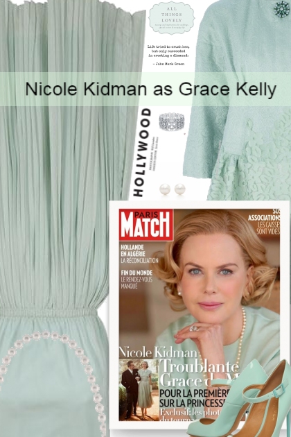 Nicole Kidman as Grace Kelly- Combinaciónde moda