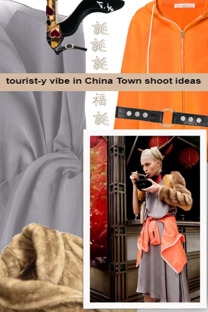  Tourist-y vibe in China Town shoot ideas- 搭配