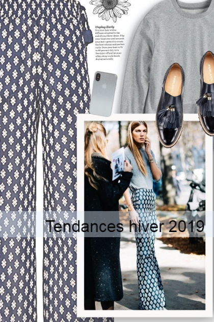 Tendances hiver 2019- コーディネート