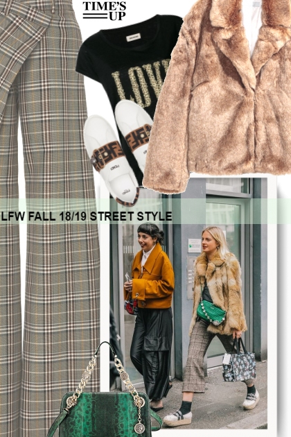 LFW FALL 18/19 STREET STYLE- Fashion set