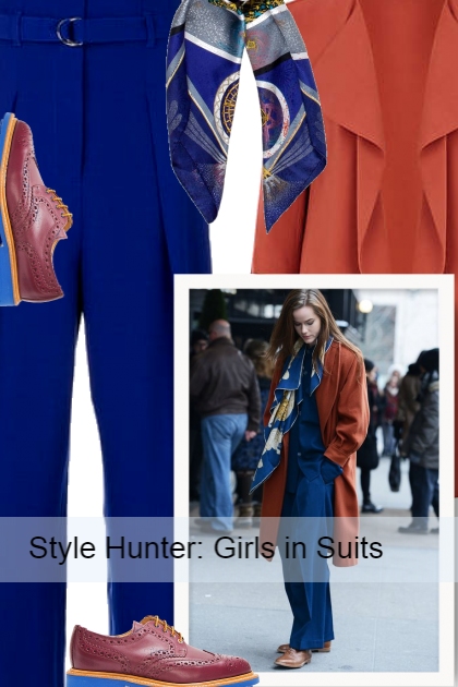 Style Hunter: Girls in Suits- Модное сочетание