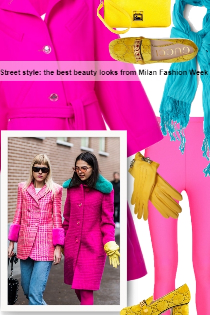   Street style: the best beauty looks from Milan F- combinação de moda