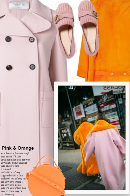 Pink & Orange, Fall 2018- Combinazione di moda