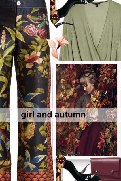 girl and autumn - Fashion set