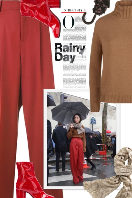 Rainy Day - Fall 2018- combinação de moda