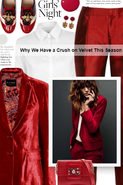   Why We Have a Crush on Velvet This Season- Fashion set