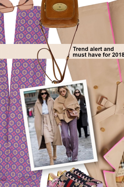   Trend alert and must have for 2018- Модное сочетание