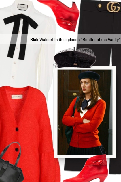 Blair Waldorf in the episode "Bonfire of the Vanit- 搭配
