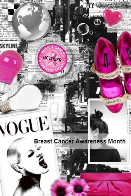 Breast Cancer Awareness Month | wear it pink- combinação de moda