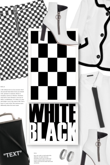 Black & White - Celebrity Style- コーディネート