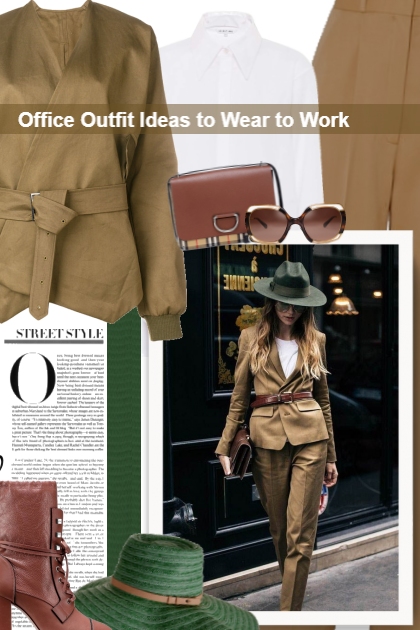 Office Outfit Ideas to Wear to Work- Fashion set