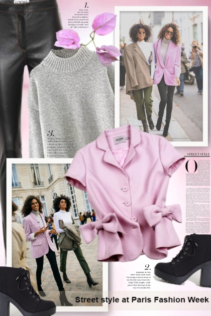 Street style at Paris Fashion Week 2019- Modekombination