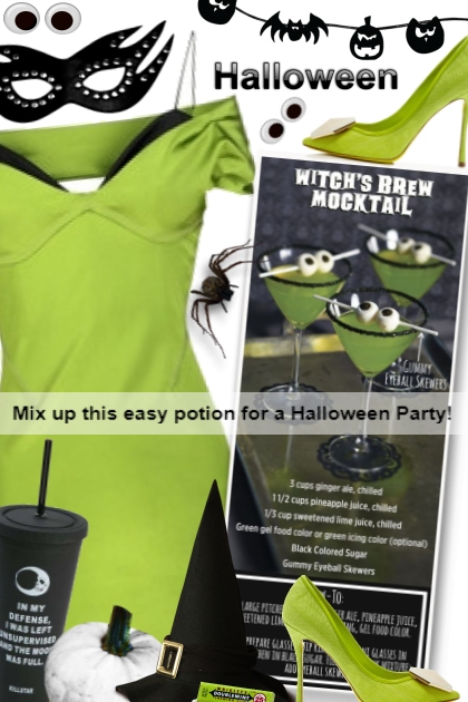 Mix up this easy potion for a Halloween Party!- Fashion set