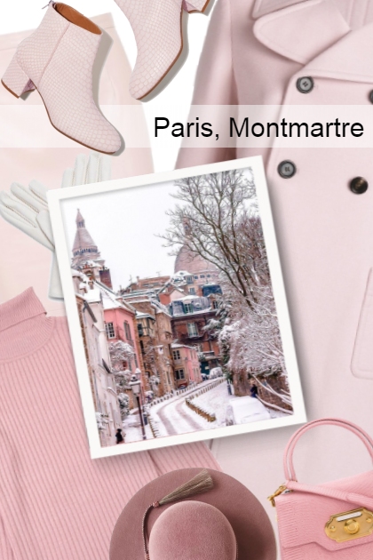 Paris, Montmartre- Модное сочетание