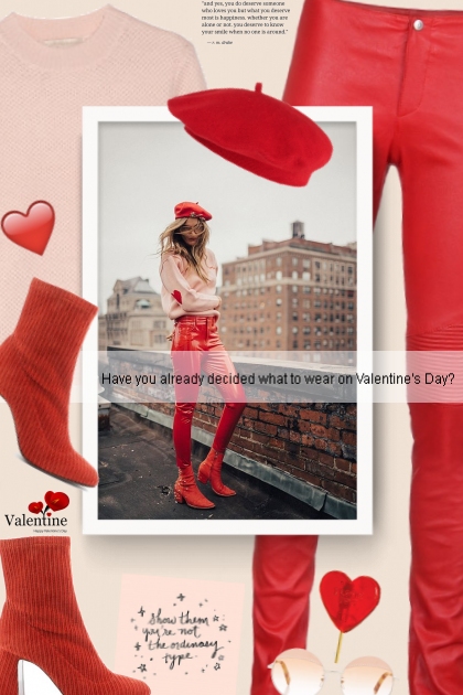 Have you already decided what to wear on Valentine- Modna kombinacija