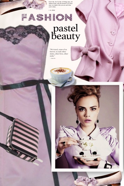 Cara D pretty in purple- Combinaciónde moda