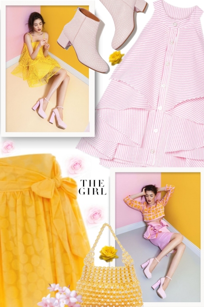Pink and Yellow- Modekombination