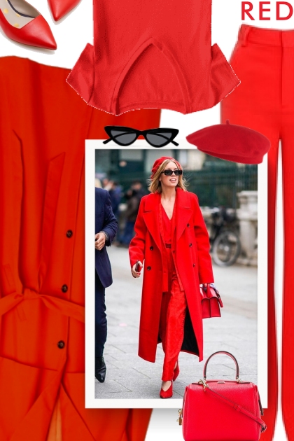 Big Red- Модное сочетание