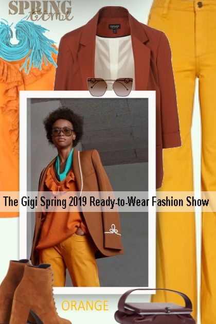 The Gigi Spring 2019 Ready-to-Wear Fashion Show- Combinazione di moda