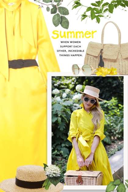 Yellow  Time- Fashion set