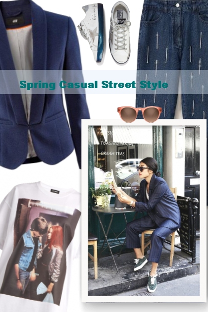 Spring Casual Street Style- Fashion set