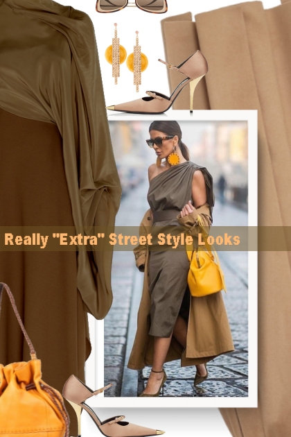  Really "Extra" Street Style Looks- Модное сочетание