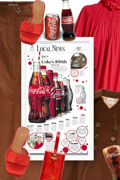 Coca Cola- Modna kombinacija