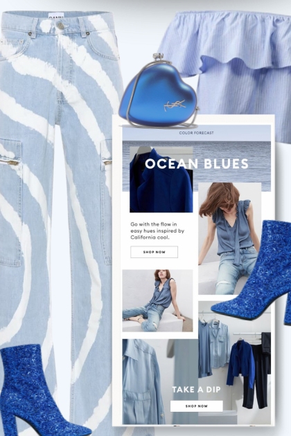 Ocean Blues- Combinaciónde moda