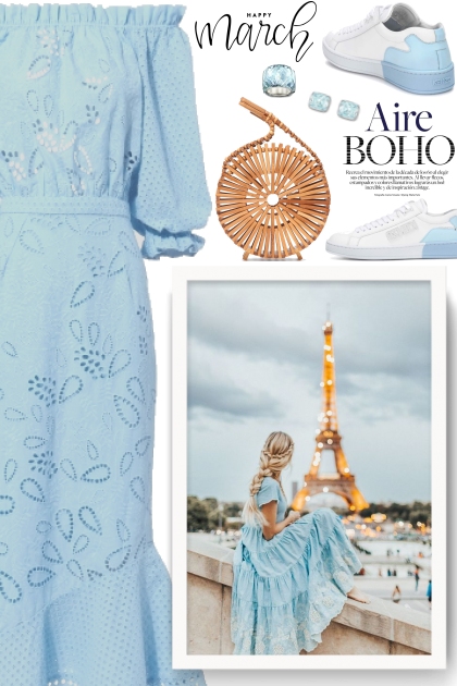 Blue Paris 2019- Combinazione di moda