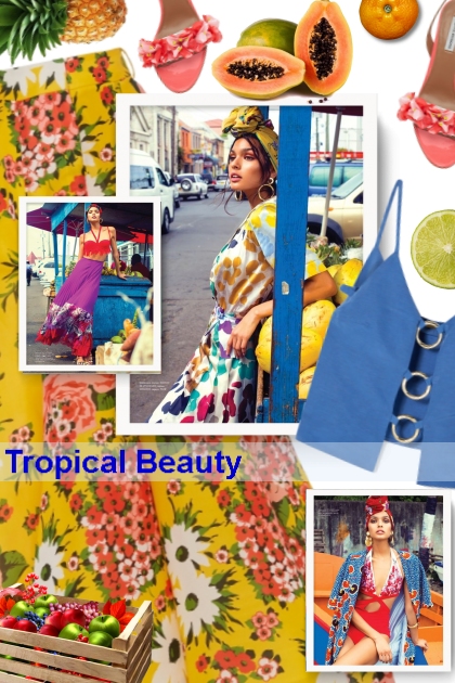 Tropical Beauty- combinação de moda