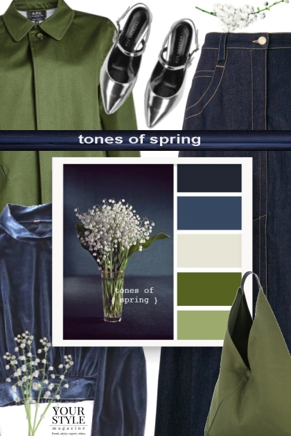 Tones of spring- Fashion set