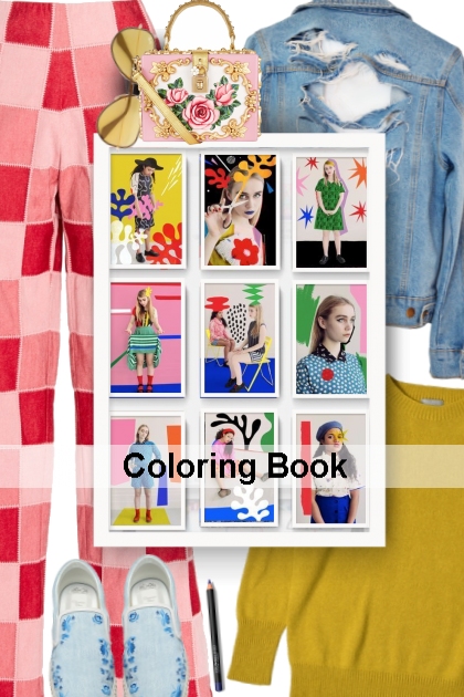 Coloring Book- Modna kombinacija