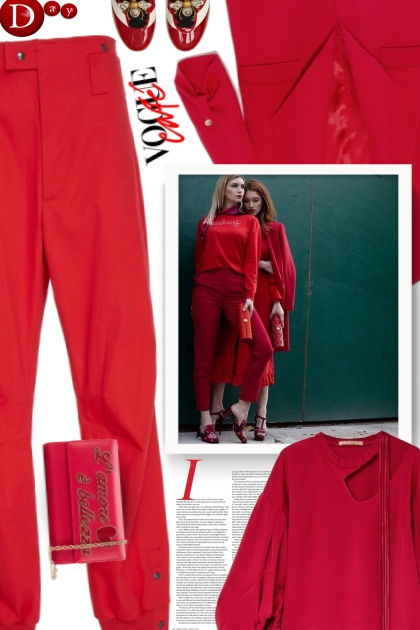 Red Spring- Fashion set