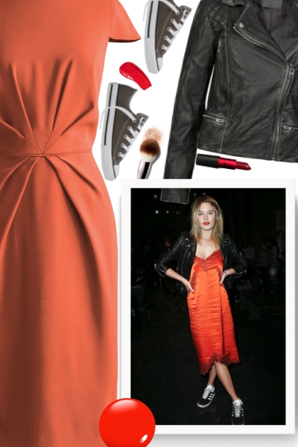 red dress - spring 2019- Combinaciónde moda