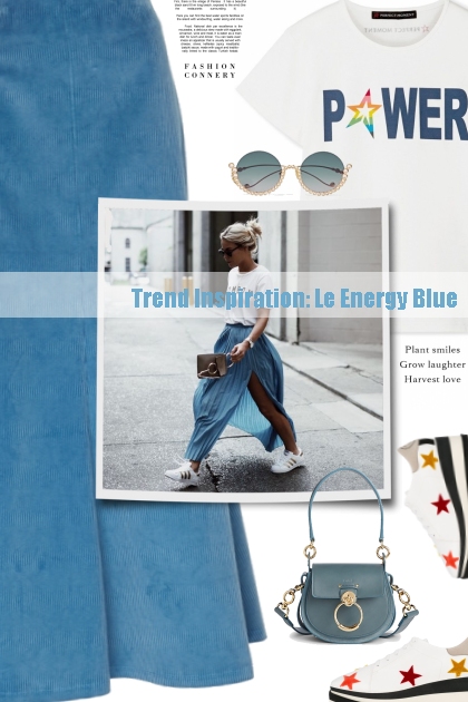 Trend Inspiration: Le Energy Blue- Combinaciónde moda