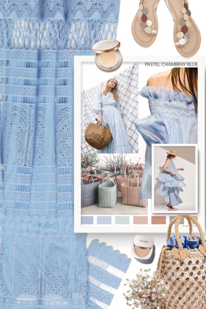 PASTEL CHAMBRAY BLUES - Combinazione di moda