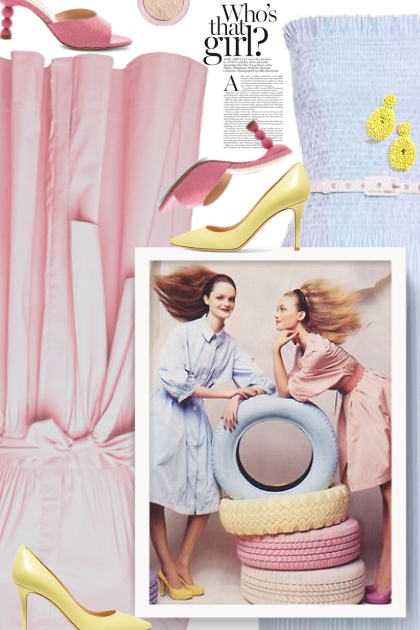 Beautiful pastel spring fashion- Fashion set