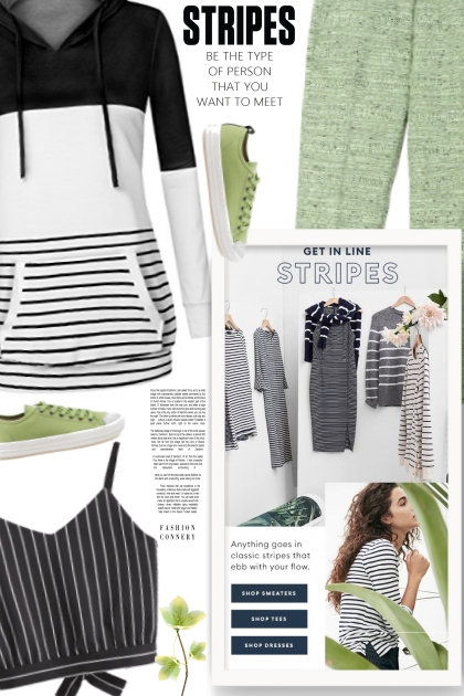 get in line stripes- Fashion set