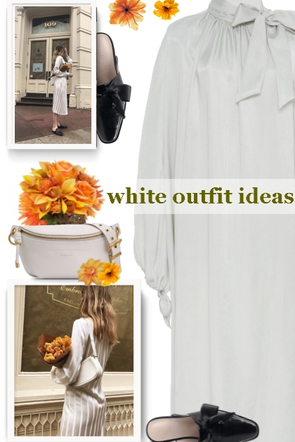 white outfit ideas- Modekombination