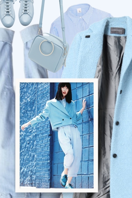 Blue Spring- combinação de moda