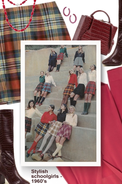 Stylish schoolgirls - 1960's- Fashion set
