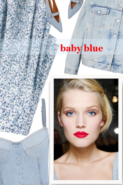 baby blue- Модное сочетание