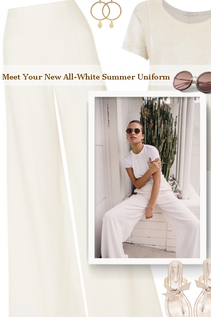 Meet Your New All-White Summer Uniform- Fashion set
