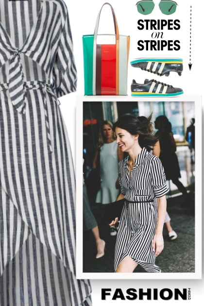 Say It With Stripes- Combinazione di moda