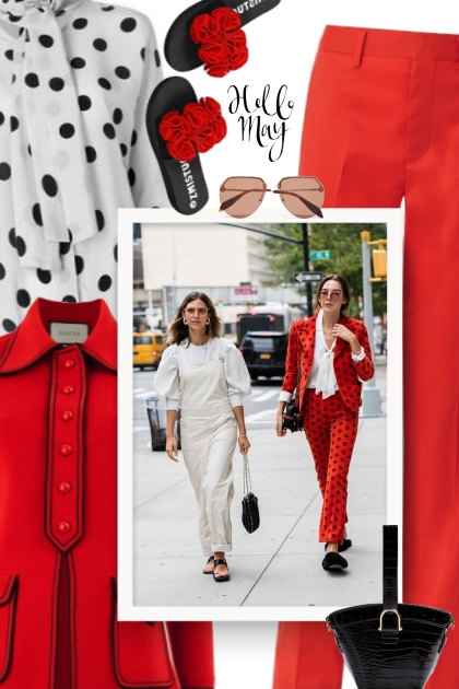 Street Style at New York Fashion Week, Spring/Summ- Modna kombinacija