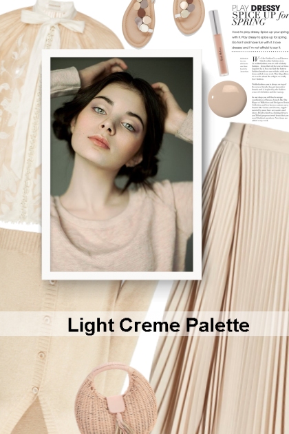 Light Creme Palette- Fashion set