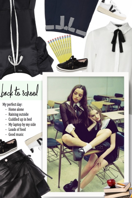 Back to school- combinação de moda
